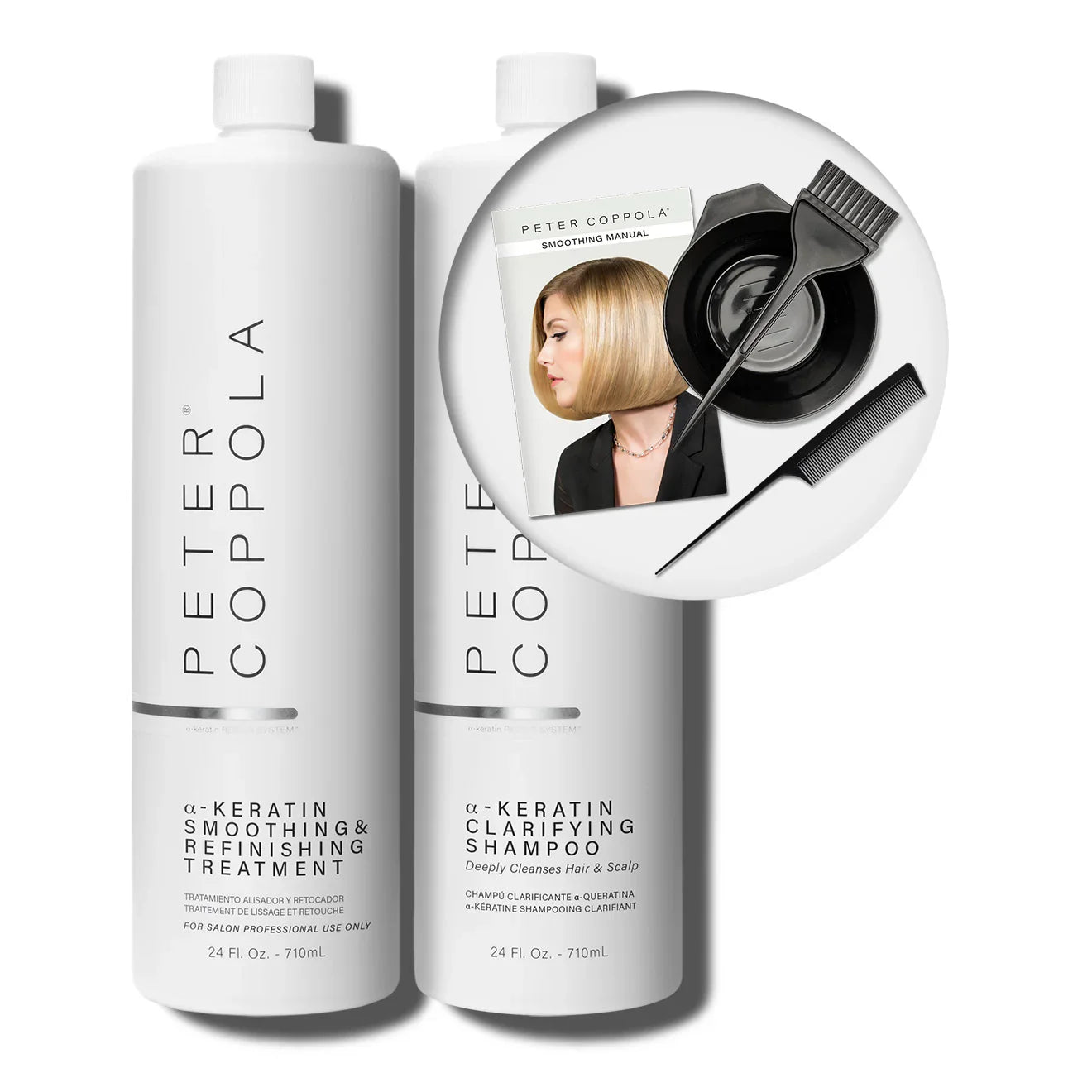 a-Keratin Smoothing & Refinishing Treatment Kit