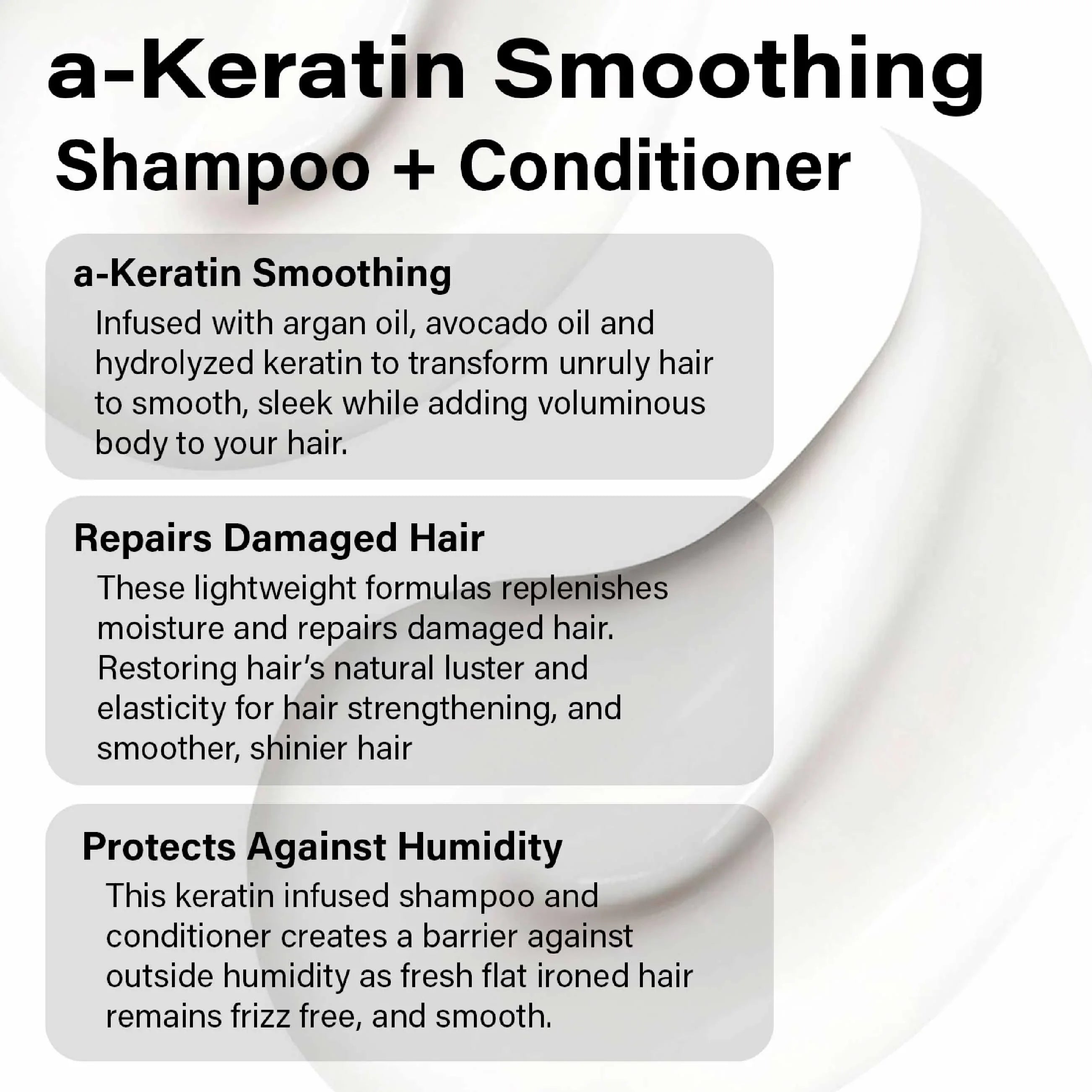 a-Keratin Smoothing Shampoo & Conditioner Duo