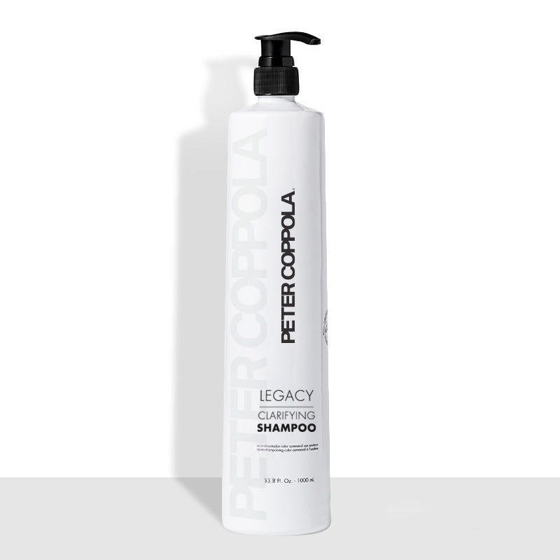 33.8 ounce bottle of legacy clarifying shampoo